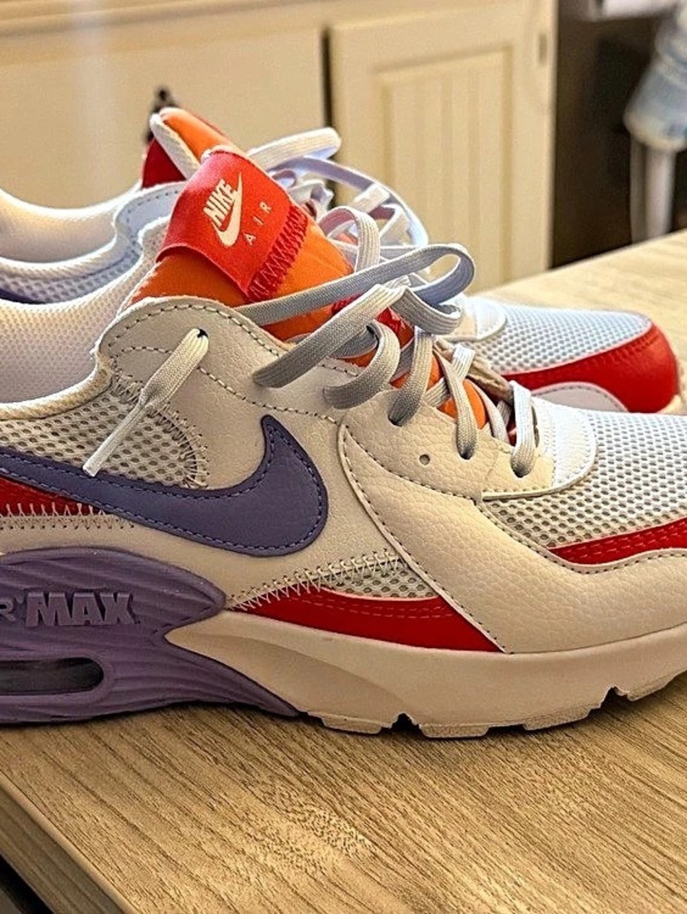 Nike Air Max Excee "Purple Pulse Multi" Excee Sneakers White & Red